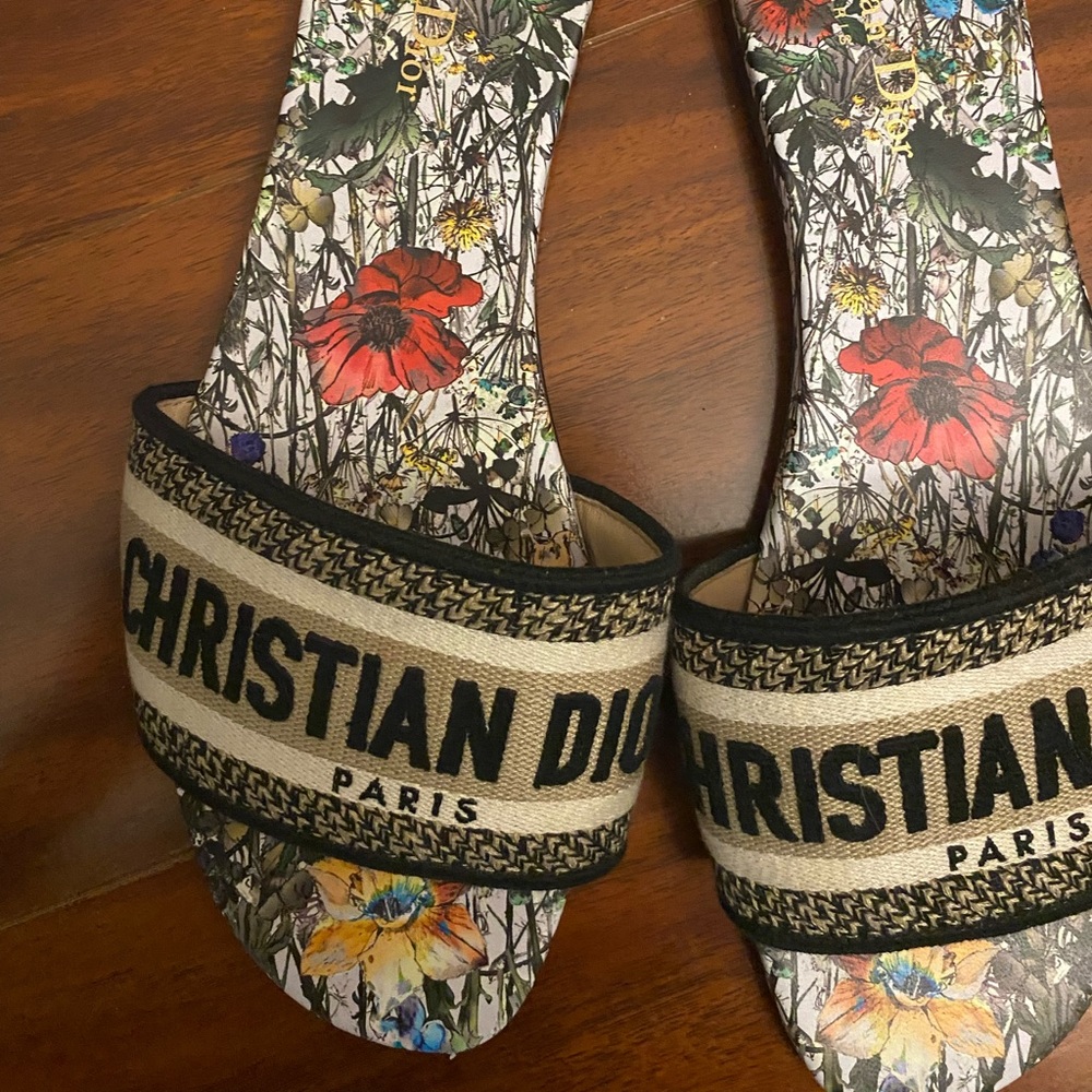 Christian Dior 100 % authentic sandals. Style DWAY sandal. No longer fits me.
